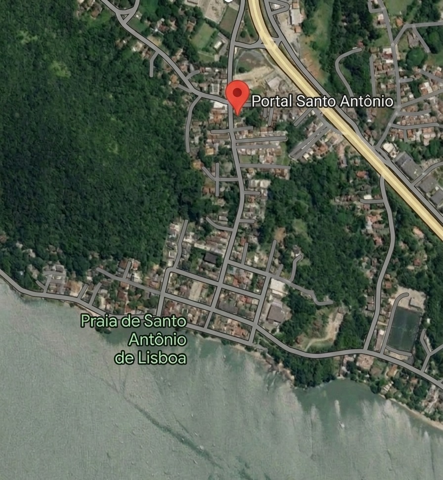 Mapa de ubicación de Portal en Santo Antônio de Lisboa, Florianópolis